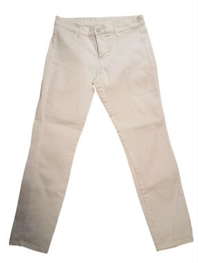 H&M White Men's Pants - Classic Straight Fit
